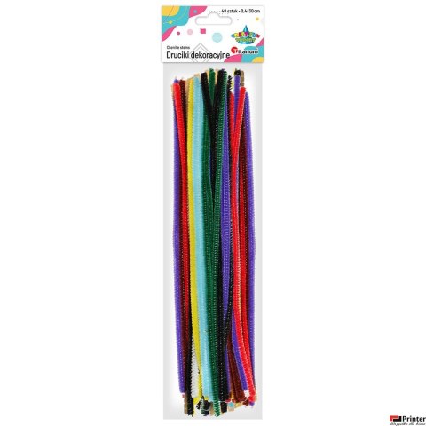 Druciki kreatywne 30cm 40 sztuk 282812 TITANUM Druciki kreatywne 30cm 40 sztuk 282812 TITANUM