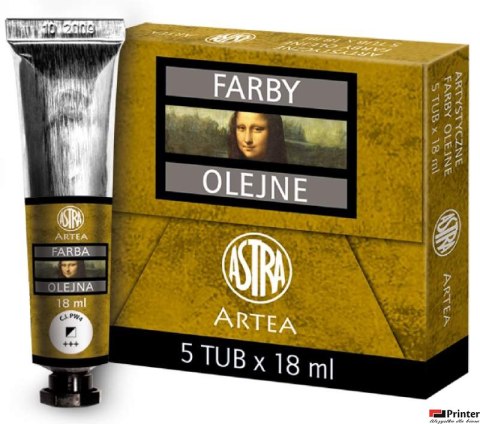 Farba olejna Astra tuba 18ml - biel cynkowa, 83410943 Farba olejna Astra tuba 18ml - biel cynkowa, 83410943