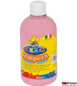 Farba tempera 500 ml, różowa CARIOCA 170-2362 Farba tempera 500 ml, różowa CARIOCA 170-2362