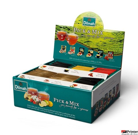 Herbata DILMAH PICKNMIX zestaw 120t 6 smaków Herbata DILMAH PICKNMIX zestaw 120t 6 smaków