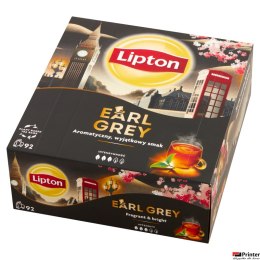 Herbata LIPTON EARL GREY 92 torebek czarna