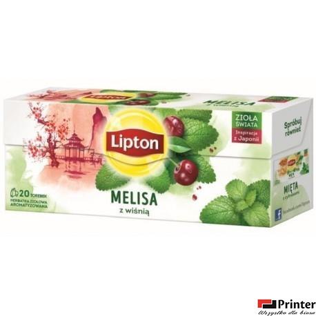 Herbata LIPTON MELISA Z WIŚNIĄ 20t ziołowa