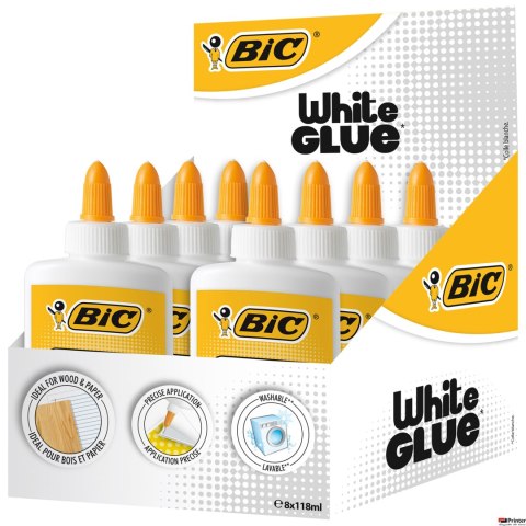 Klej w płynie BIC White 118ml, 9192583 Klej w płynie BIC White 118ml, 9192583