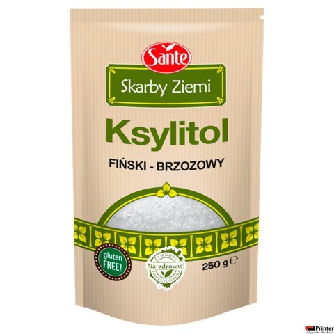 Ksylitol fiński-brzozowy Skarby Ziemi 250g SANTE cukier Ksylitol fiński-brzozowy Skarby Ziemi 250g SANTE cukier