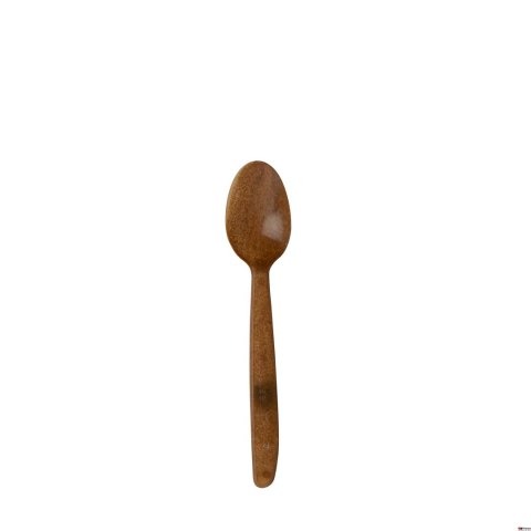 Łyżeczka drewniana deserowa brązowa 50 szt., 13cm, wielokrotnego użytku 45847 Łyżeczka drewniana deserowa brązowa 50 szt., 13cm, wielokrotnego użytku 45847