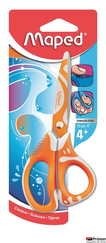 Nożyczki szkolne Zenoa Fit asymetryczne 13cm Blister 670110 MAPED Nożyczki szkolne Zenoa Fit asymetryczne 13cm Blister 670110 MAPED