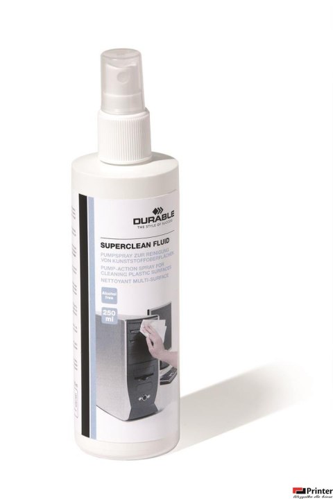Płyn do czyszczenia sprzętów biurowych SUPERCLEAN 250ml 5781-19 DURABLE Płyn do czyszczenia sprzętów biurowych SUPERCLEAN 250ml 5781-19 DURABLE