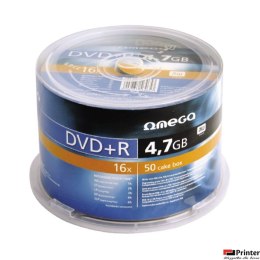 Płyta OMEGA DVD+R 4,7GB 16X CAKE (50) OMD1650+ -a