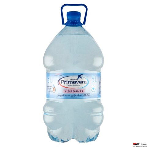 Woda PRIMAVERA 5L niegazowana PET Woda PRIMAVERA 5L niegazowana PET