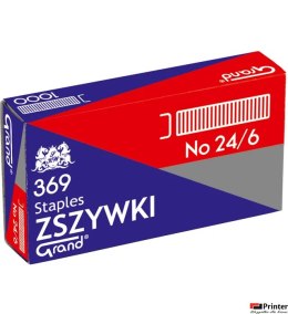 Zszywki 24/6 GRAND 369 1 op. x 1000sztuk 110-1388