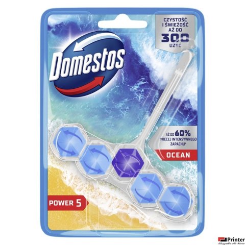 DOMESTOS Zawieszka do toalety KOSTKA POWER5 OCEAN 55g 05048