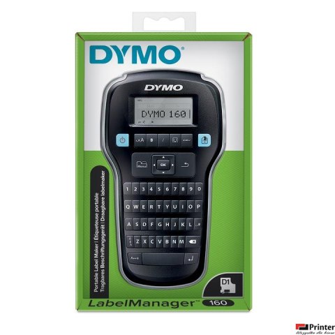Drukarka przenośna etykiet DYMO LabelManager 160,klawiatura QWERTY S0946320/2174612 Drukarka przenośna etykiet DYMO LabelManager 160,klawiatura QWERTY S0946320/2174612