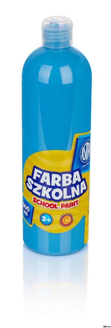 Farba szkolna Astra 500 ml - niebieska, 83410900 Farba szkolna Astra 500 ml - niebieska, 83410900