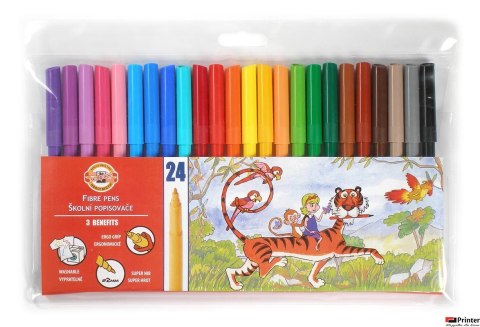 Flamastry 771002/BD04 24 kol. KOH I NOOR Flamastry 771002/BD04 24 kol. KOH I NOOR