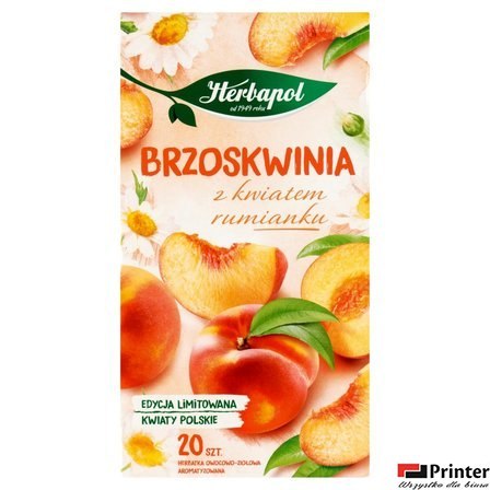 Herbata HERBAPOL Brzoskwinia z kwiatem Rumianku 20tb Herbata HERBAPOL Brzoskwinia z kwiatem Rumianku 20tb