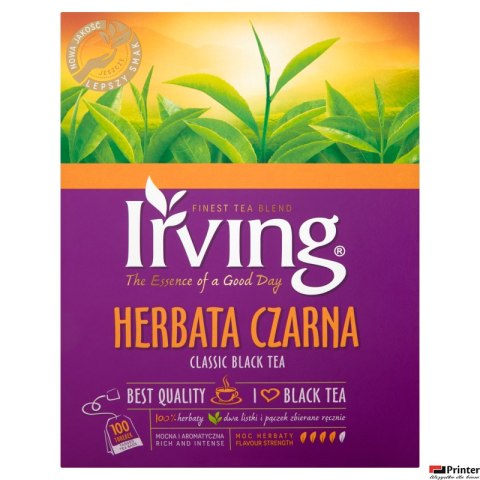 Herbata IRVING CLASSIC 100 torebek 2g czarna Herbata IRVING CLASSIC 100 torebek 2g czarna