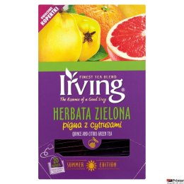 Herbata IRVING pigwa z cytrusami 20 kopert 1,5g zielona