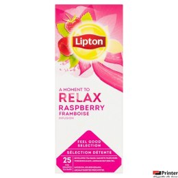 Herbata LIPTON CLASSIC RELAX RASPBERRY/malina (25 kopert fol.)