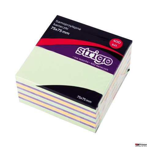 Karteczki samoprz.75x75 400k.pastelowe SSN002 Karteczki samoprz.75x75 400k.pastelowe SSN002