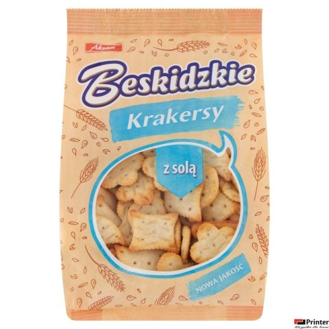Krakersy BESKIDZKIE z solą 90g Krakersy BESKIDZKIE z solą 90g