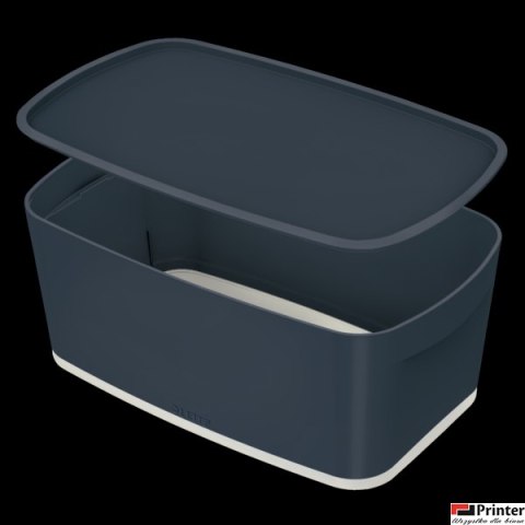 MyBox Cosy mały pojemnik z pokrywką, szary Leitz 52630089 MyBox Cosy mały pojemnik z pokrywką, szary Leitz 52630089
