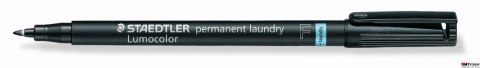 Pisak do tkanin Lumocolor laundry, F, wodoodporny, czarny, blister, Staedtler S 319 LM F-9 Pisak do tkanin Lumocolor laundry, F, wodoodporny, czarny, blister, Staedtler S 319 LM F-9