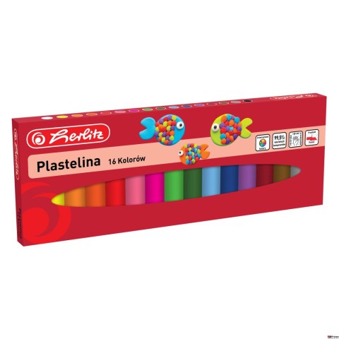 Plastelina 16 kolorów 300022655 HERLITZ Plastelina 16 kolorów 300022655 HERLITZ