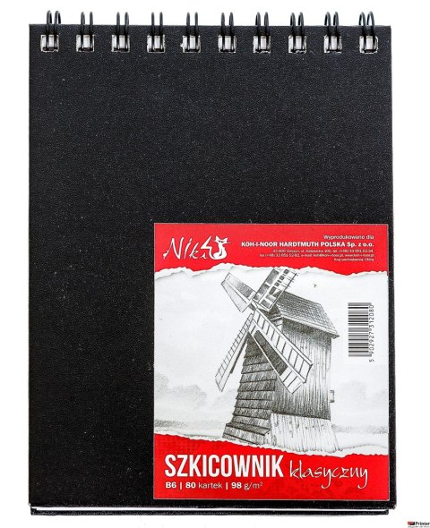 Szkicownik B6 98g 80kartek KOH I NOOR BLO-SZB698-00104 Szkicownik B6 98g 80kartek KOH I NOOR BLO-SZB698-00104