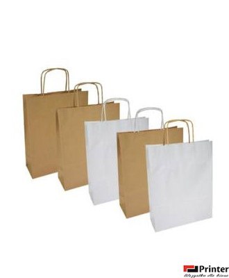 Torba papierowa ECOBAG 180x80x225 mm brązowa 10232030000 ekologiczna