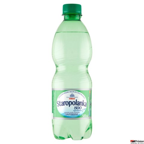 Woda STAROPOLANKA 0,5L gazowana zgrzewka 12szt. Woda STAROPOLANKA 0,5L gazowana zgrzewka 12szt.
