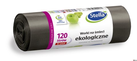 Worki na śmieci ekologiczne 120l Stella 004171