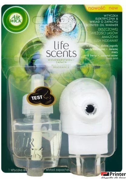 AIR WICK odświeżacz Elektryczny Deszczowa Świeżość Lasów Amazonii komplet 19 ml 05499 AIR WICK odświeżacz Elektryczny Deszczowa Świeżość Lasów Amazonii komplet 19 ml 05499