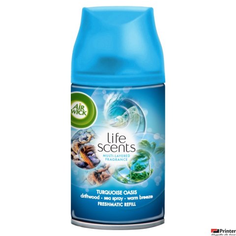 AIR WICK wkład do odświeżacza 250ml Rajska plaża *72846 AIR WICK wkład do odświeżacza 250ml Rajska plaża *72846