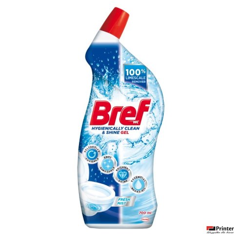 BREF Płyn żel do WC Power Aktiv 700ml Ocean *311617