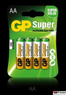 Bateria alkaliczna GP SUPER LR6/AA (4szt) 1,5V GPPCA15AS015