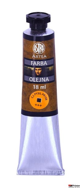 Farba olejna Astra tuba 18ml - kadmium żółty ciemny, 83410957