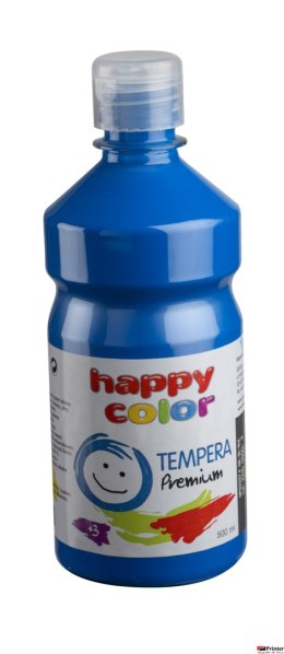 Farba tempera Premium 500ml, niebieski, Happy Color HA 3310 0500-3