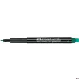 Foliopis z gumką OHP MULTIMARK F 0.6 zielony FABER-CASTELL 151363