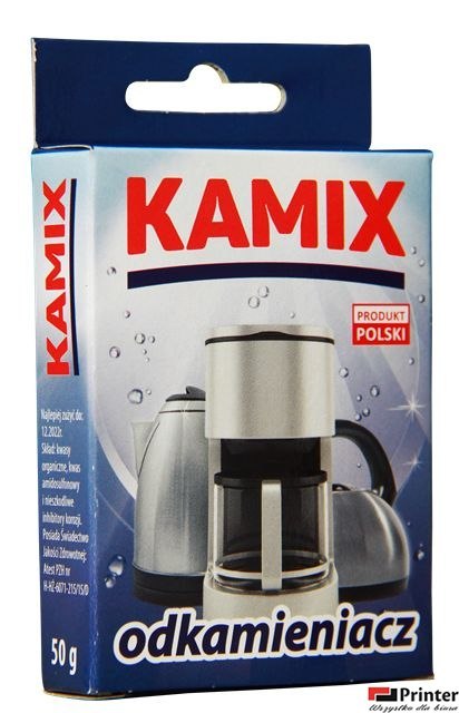 KAMIX Preparat do usuwania kamienia 50g odkamieniacz KAMIX Preparat do usuwania kamienia 50g odkamieniacz