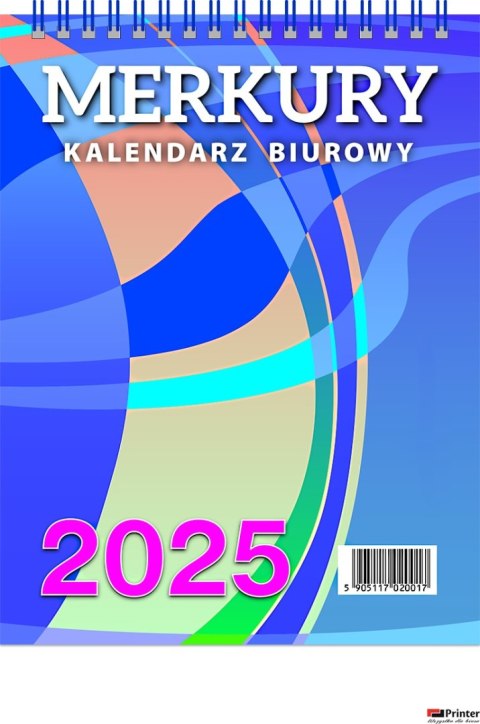 Kalendarz biurowy MERKURY 2025 (H5) TELEGRAPH Kalendarz biurowy MERKURY 2025 (H5) TELEGRAPH