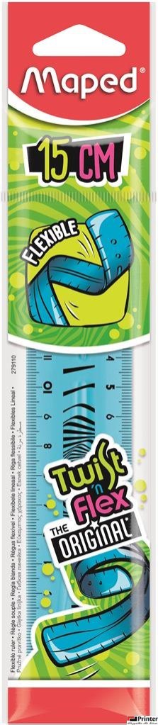 Linijka niełamliwa 15cm TWISTN FLEX MAPED 279110 Linijka niełamliwa 15cm TWISTN FLEX MAPED 279110
