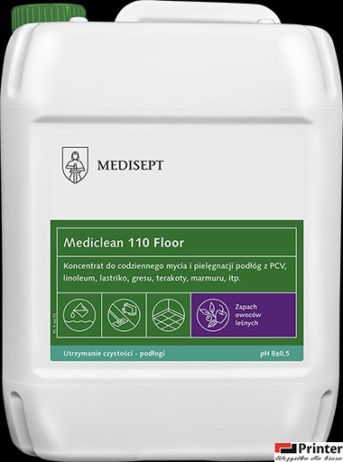 Płyn uniwersalny MEDISEPT MC 110 5l do podłóg Owoce Leśne Płyn uniwersalny MEDISEPT MC 110 5l do podłóg Owoce Leśne