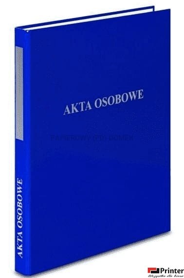 Segregator A4/2, dwuringowy, AKTA OSOBOWE niebieski VAUPE, 030/03 Segregator A4/2, dwuringowy, AKTA OSOBOWE niebieski VAUPE, 030/03