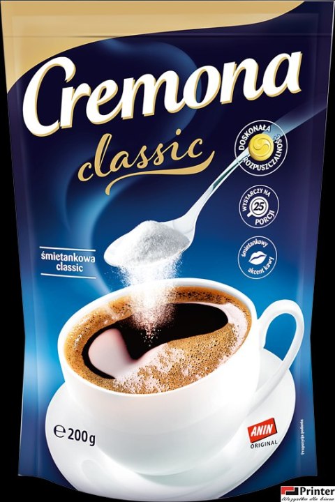 Śmietanka do kawy CREMONA CLASSIC w proszku 200g Śmietanka do kawy CREMONA CLASSIC w proszku 200g