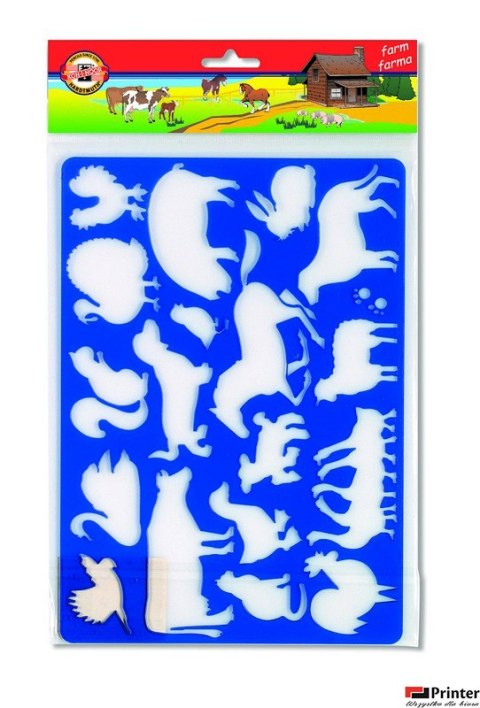 Szablon FARMA 9820/2 KIN KOH-I-NOOR Szablon FARMA 9820/2 KIN KOH-I-NOOR