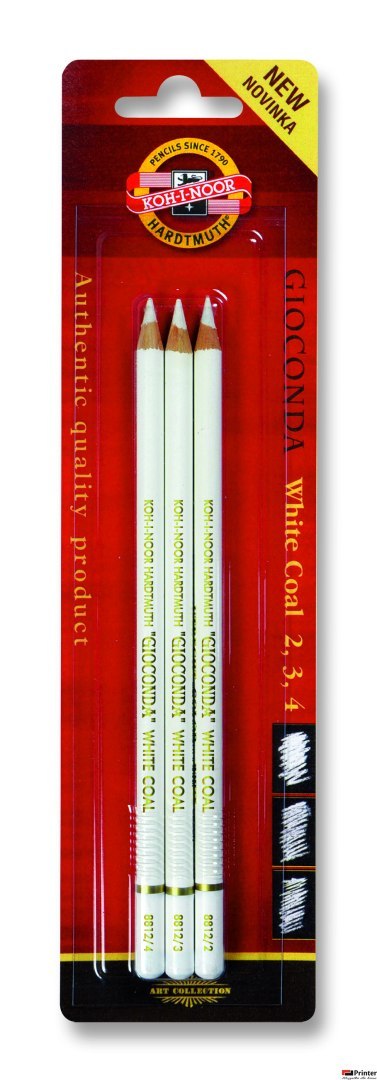 Węgiel w drewnie 8812 3 SZT, NA BLISTRZE (2,3,4) BIAŁY WĘGIEL 8812 Koh i Noor Węgiel w drewnie 8812 3 SZT, NA BLISTRZE (2,3,4) BIAŁY WĘGIEL 8812 Koh i Noor