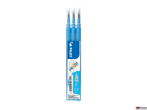 Wkład FRIXION BALL/CLICKER 0.5 lazurowy, jasnoniebieski PIBLS-FR5-LB-S3-E PILOT opakowanie 3szt. Wkład FRIXION BALL/CLICKER 0.5 lazurowy, jasnoniebieski PIBLS-FR5-LB-S3-E PILOT opakowanie 3szt.