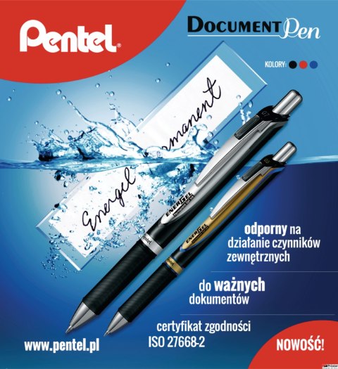 Wkład wymienny EnerGel 0,5mm niebieski LRP5-C PENTEL - DocumentPen Wkład wymienny EnerGel 0,5mm niebieski LRP5-C PENTEL - DocumentPen