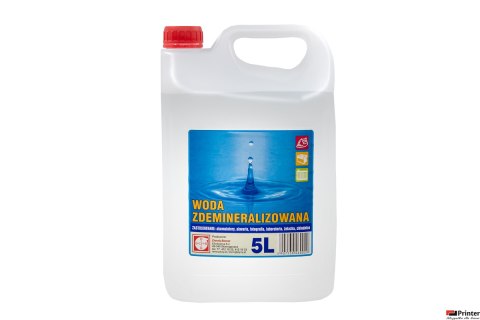 Woda destylowana, zdemineralizowana 5l kanister Woda destylowana, zdemineralizowana 5l kanister