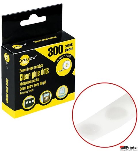 Żelowe kropki mocujące w rolce Yellow One YL-10300 125-1042 Żelowe kropki mocujące w rolce Yellow One YL-10300 125-1042